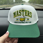 2026 Masters Tournament Hat Augusta National Golf Club White green Cap New