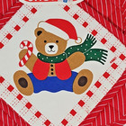 Vtg B   D Christmas Teddy Bear Pot Holder Hot Pad Set Nos Holiday Kitchen Kitsch