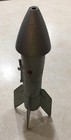 1960 s Era Metal Vintage Rocket Astro Mfg Guided Missile Coin Bank All Original 