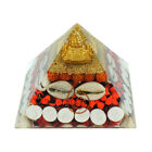 Natural Orgone Laxmi Pyramid Crystal Natural Gomati Chakra With Shree Yantra