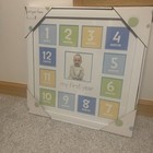 My First Year Frame Newborn To First Birthday Photo Collage Framed