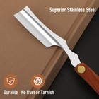 Straight Razor With Strope - Professional Straight Edge Barber Premium Stainl   