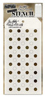 Tim Holtz Layering Stencils Mixed Media Shifter Polka Dots   Stripes Pattern Set
