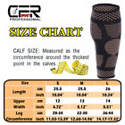Copper Calf Support Brace Shin Splint Compression Sleeve Leg Wrap Pain Relief