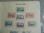 Falkland Islands George Vi Stamps Collection On Pages
