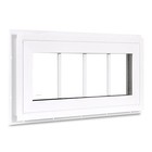 Vinyl Transom Window 10  X 23  White