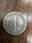 1942-d Mercury Dime - Actual Silver Coin  Shown Same Day Shipping