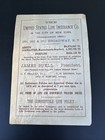 The United States Life Insurance Co New York Trade Card - U116
