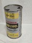 Wisconsin Gold Label Flat Top Beer Can