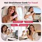 Go Brush Pro Cordless Straightening Brush Fast Portable Hair Styling Tool