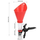 Fast-clamp Universal Oil Filter  Engine Oil Funnel With Adjustable Fixed 
