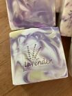 Homemade Assorted English Lavender Hand   Body Soap Bars - Lot 2