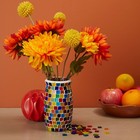 1000 Pieces Mosaic Tiles For Crafts  Stained Glass Pieces  40 Colors  0 4 X 0 1 