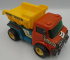 Vintage 1970 s Wind Up Action Toys Heavy Duty Dump Truck Part Working  read 