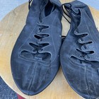 Rutherford Irish Dance Soft Shoes Size 11 Black Leather Made In Ireland  Fair D5