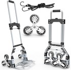 Stair Climbing Cart  220 Lbs Aluminum Stair Climber Dolly  Heavy Duty Folding   
