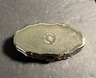 Vtg Gold Tone Mini Traveling Sewing Kit  pill Box Japan