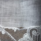 Antique  Victorian Handmade Lace Wedding Handkerchief Hankie
