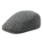 Men s Herringbone Wool Blend Tweed Newsboy Ivy Gatsby Cabbie Driving Golf Hat