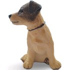 Vintage Sherratt And Simpson Jack Russell Terrier Sitting Puppy Resin Figurine