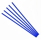 5 Pc 1 4    Diameter 12    Inch Long Clear Blue Acrylic Plexiglass Translucent Rod