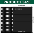 20 Sheets Stamp Pages Collector Stamp Collecting Album Binder Standard 9 Hole Bi