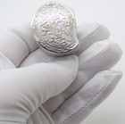 Vintage Italian 925 Sterling Silver Pill Snuff Trinket Box Decorated 1970s