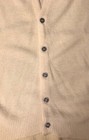 Vintage 50   s 60   s Men   s Button Down Sweater Vest Sz S M 19    Pit To Pit Cream