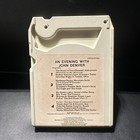 An Evening With John Denver 8 Track Tape Vintage White 1975 Rca Records Tested