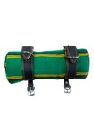 Motorcycle Belt Blanket Holder Biker  Mexican Made  Real Leather  Green