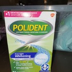 Polident Overnight Whitening Antibacterial Denture Cleanser Tablets  84 Count