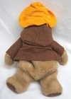 Vintage Eden Toys Paddington Bear In Brown   Yellow 9  Plush Stuffed Animal Toy