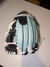 Custom Baseball Glove 11  Black  Mint White Drip Infielders Glove