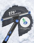 Joytutus 47  Car Snow Brush  4 In 1 Extendable Auto Car Snow Removal Broom Brush