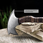 Tomahawk Axe Hatchet Throwing Camping Hiking Tool Survival Outdoor Walnut 14 In