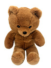 1986 Vintage Dakin Teddy Bear Brown Fun Farm 21    Plush Furry Fuzzy Soft Cuddly