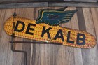 Vintage Dekalb Flying Ear Seed Corn Spinner Weathervane Advertising Farm Sign