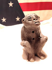 Vintage Clay Monkey 2 Hole Flute Ocarina Whistle Earth Tones Musical Instrument