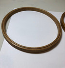 Vintage Duchess Embroidery Hoop Hoops Felt Lined Oval Round Wood Lot Of 4