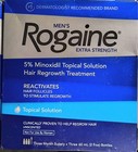 2x 3 Month Men s Rogaine Extra Strenth 5  Minoxidil Hair Regrowth Treatment  2oz
