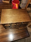 Mele Japan Vintage Wooden Musical Jewelry Box 3 Drawer Aprox  8  X 6  X 5  Works