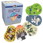    Bamboo Boys Eye Patches  50 box  regular Size  4  Yrs  Racing Flames Pack