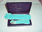 Tiffany Bamboo Cake Server Set  Sterling Silver Handles  Box Dust Covers