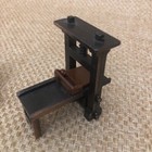 Lot 2 Vintage Diecast Miniatures Coffee Grinder Printing Press Pencil Sharpener