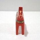 Vintage Dala Horse Nils Olsson Swedish Hand Painted Orange 5 25 