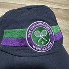 Wimbledon The Championships Tennis Cap Polo Hat Embroidered Mens One Size Navy