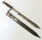 Wwi German Sg98 05nas Sawback Bayonet Waffenfabrik Mauser With Ersatz Scabbard