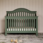 4-in-1 Convertible Crib Greenguard Certified Forest Green M5981frgr Davinci