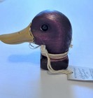 Handmade Wooden Duck Doorstop From Quebec