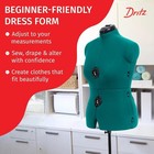 Adjustable Dress Form Mannequin For Sewing Pinnable Tailors Dummy With Dials Us